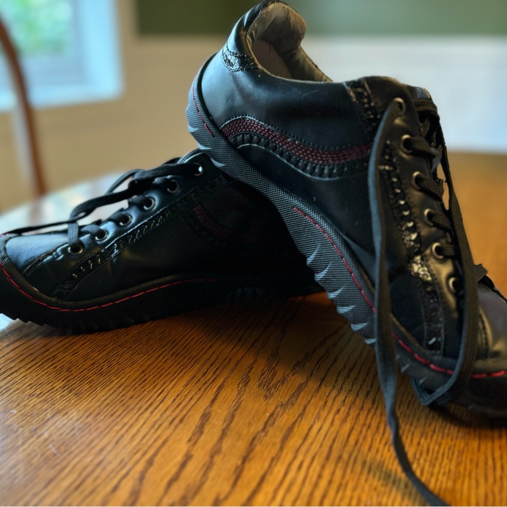 Black sneakers